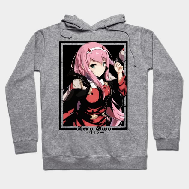 Zero Two Hoodie by Iravgustane